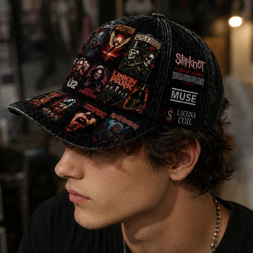 Personalized Classic Rock Cap Legends Edition for Music Lovers Classic Cap GradoCreations