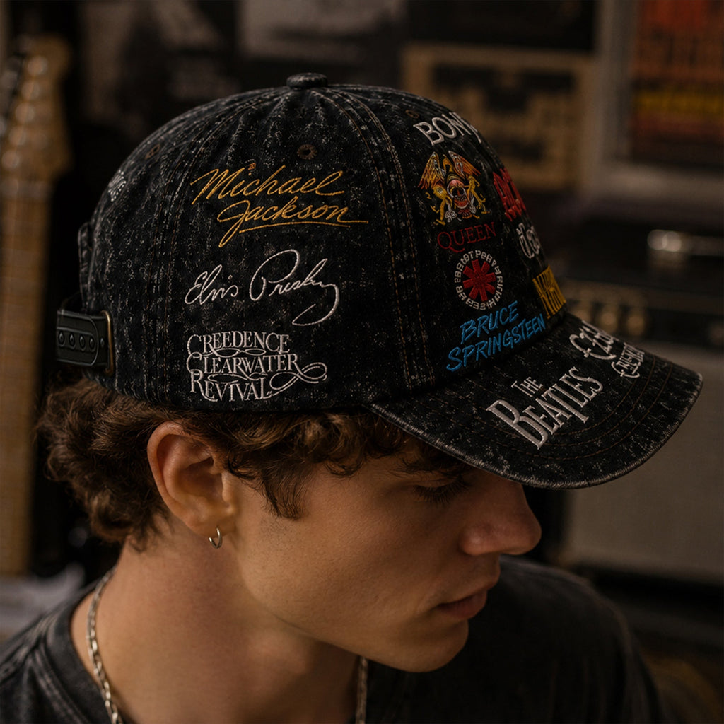 Personalized Classic Rock Legends Cap Gift for Music Lovers GradoCreations