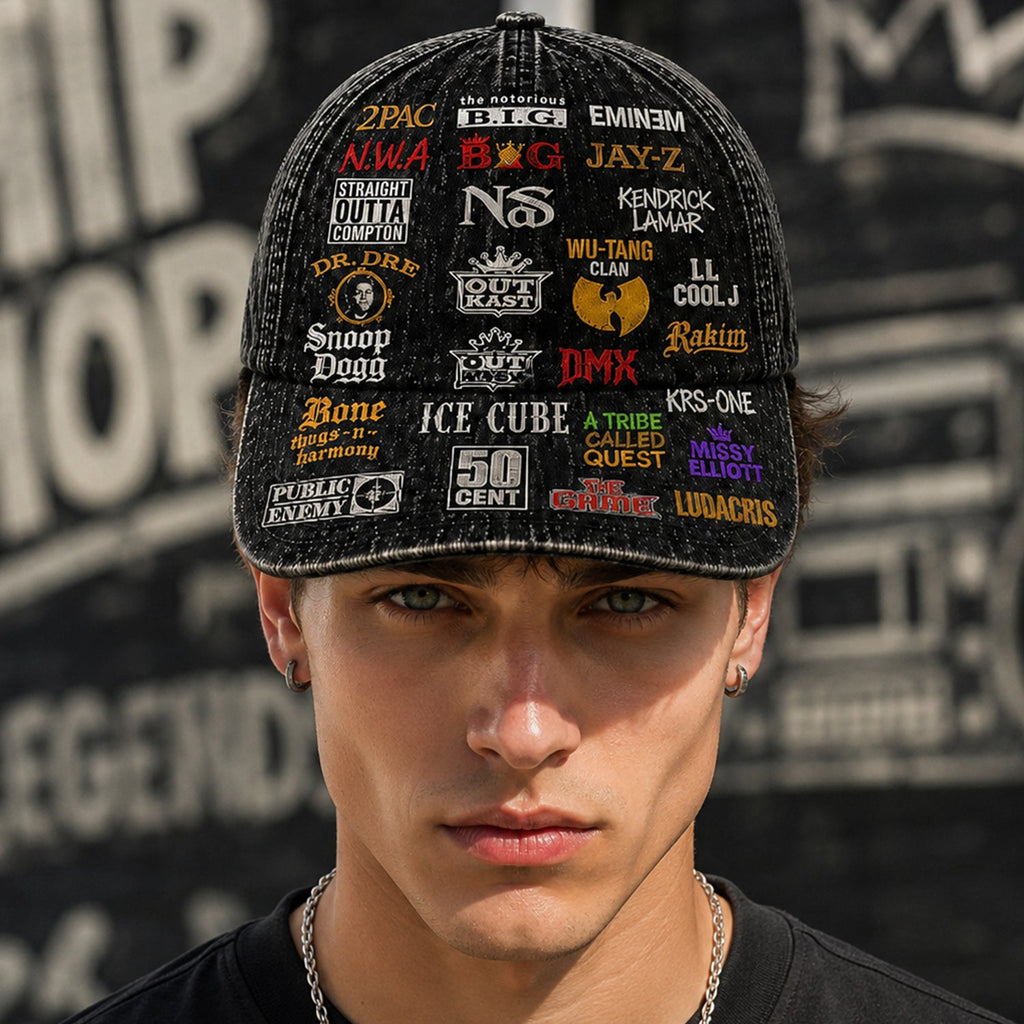 Personalized Classic Rap Legends Cap Custom Name Gift GradoCreations