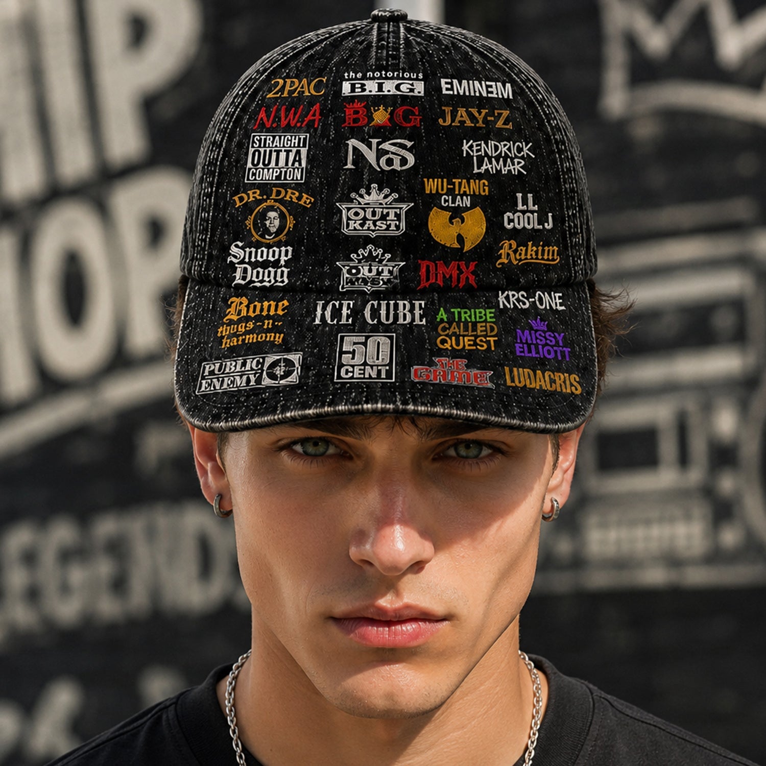 Personalized Classic Rap Legends Cap Custom Name Gift GradoCreations