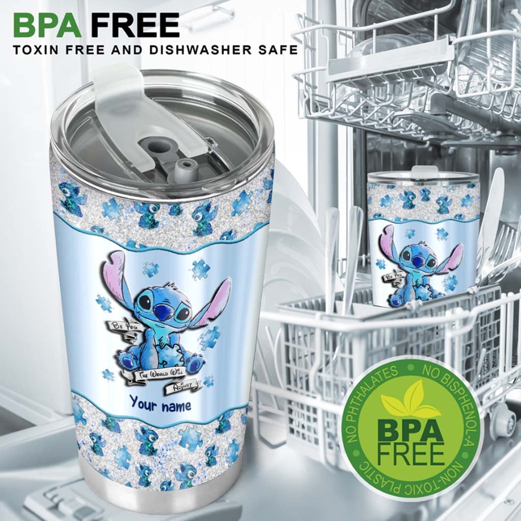Personalized Autism Awareness Tumbler Custom Name Gift Tumbler GradoCreations