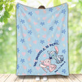 Personalized Ohana Blanket for Couples | Snuggle Gift Idea Blanket GradoCreations