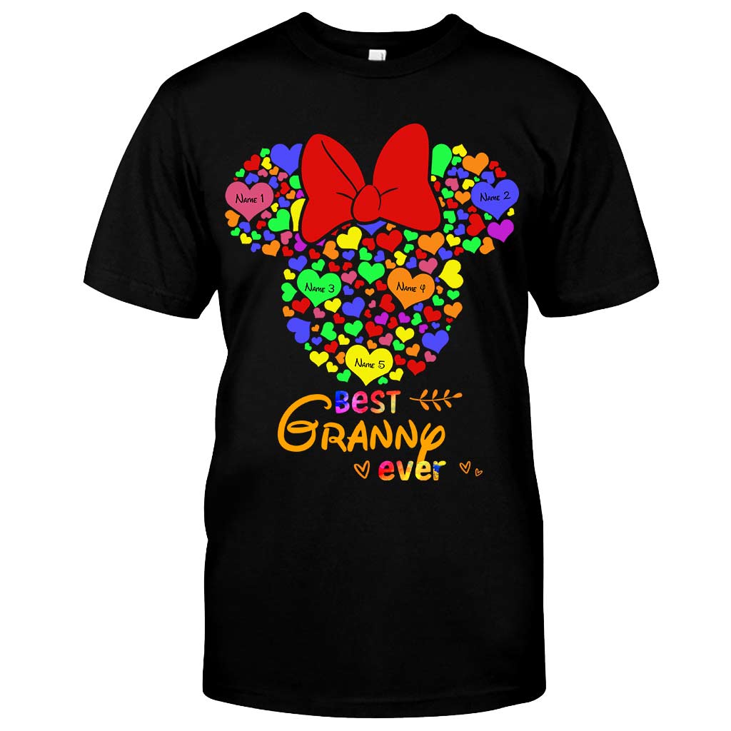 Personalized Mother's Day T-Shirt & Hoodie Best Grandma Ever Gift T-shirt & Hoodie GradoCreations