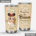 Personalized Mouse Ears And Books Tumbler Gift for Girls Tumbler GradoCreations