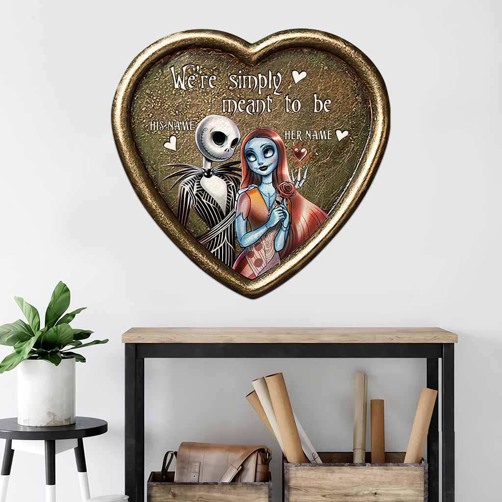 Personalized Cut Metal Sign with 3D Design for Couples Gift Cut Metal Sign GradoCreations