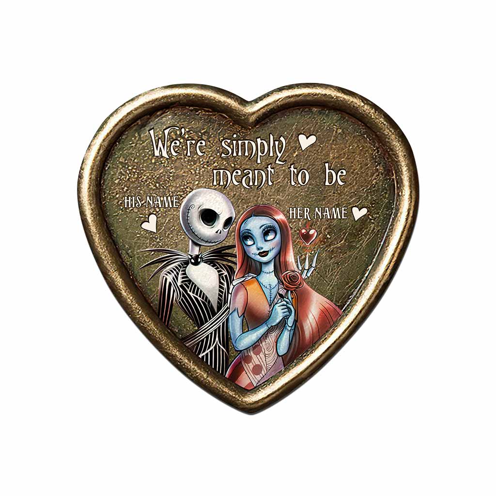 Personalized Cut Metal Sign with 3D Design for Couples Gift Cut Metal Sign GradoCreations