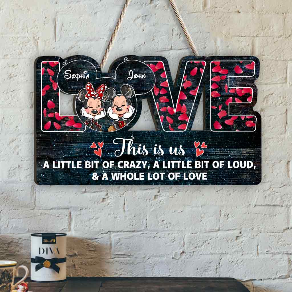 Personalized Couples Wood Sign Custom Name Gift for Anniversary Wood Sign GradoCreations
