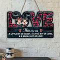Personalized Couples Wood Sign Custom Name Gift for Anniversary Wood Sign GradoCreations