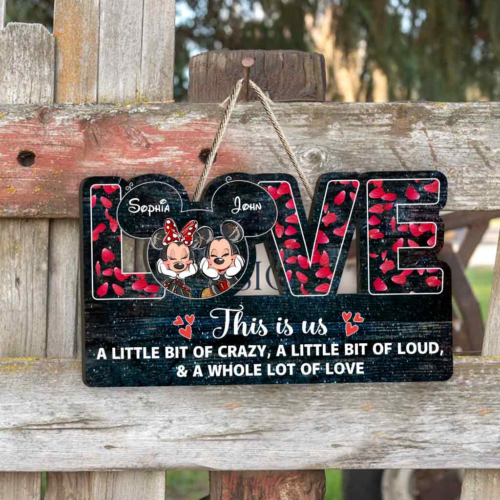Personalized Couples Wood Sign Custom Name Gift for Anniversary Wood Sign GradoCreations