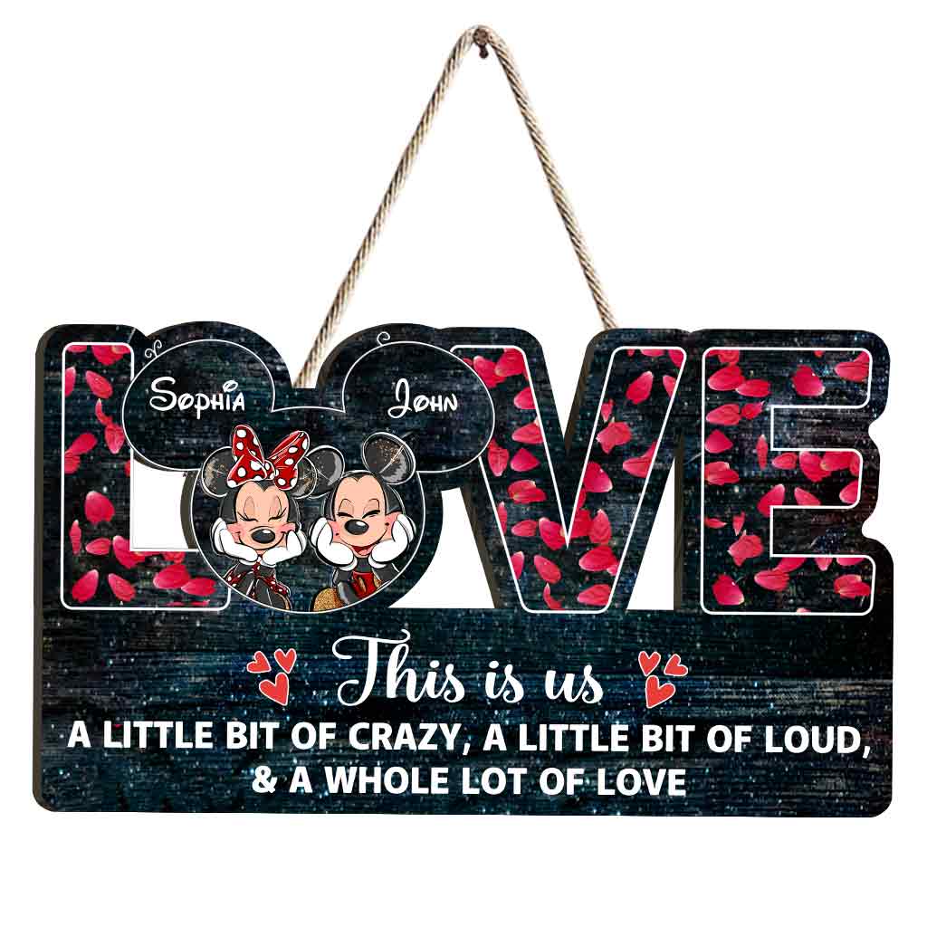Personalized Couples Wood Sign Custom Name Gift for Anniversary Wood Sign GradoCreations