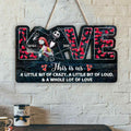 Personalized Couple Wood Sign This Is Us Custom Name Gift Wood Sign GradoCreations