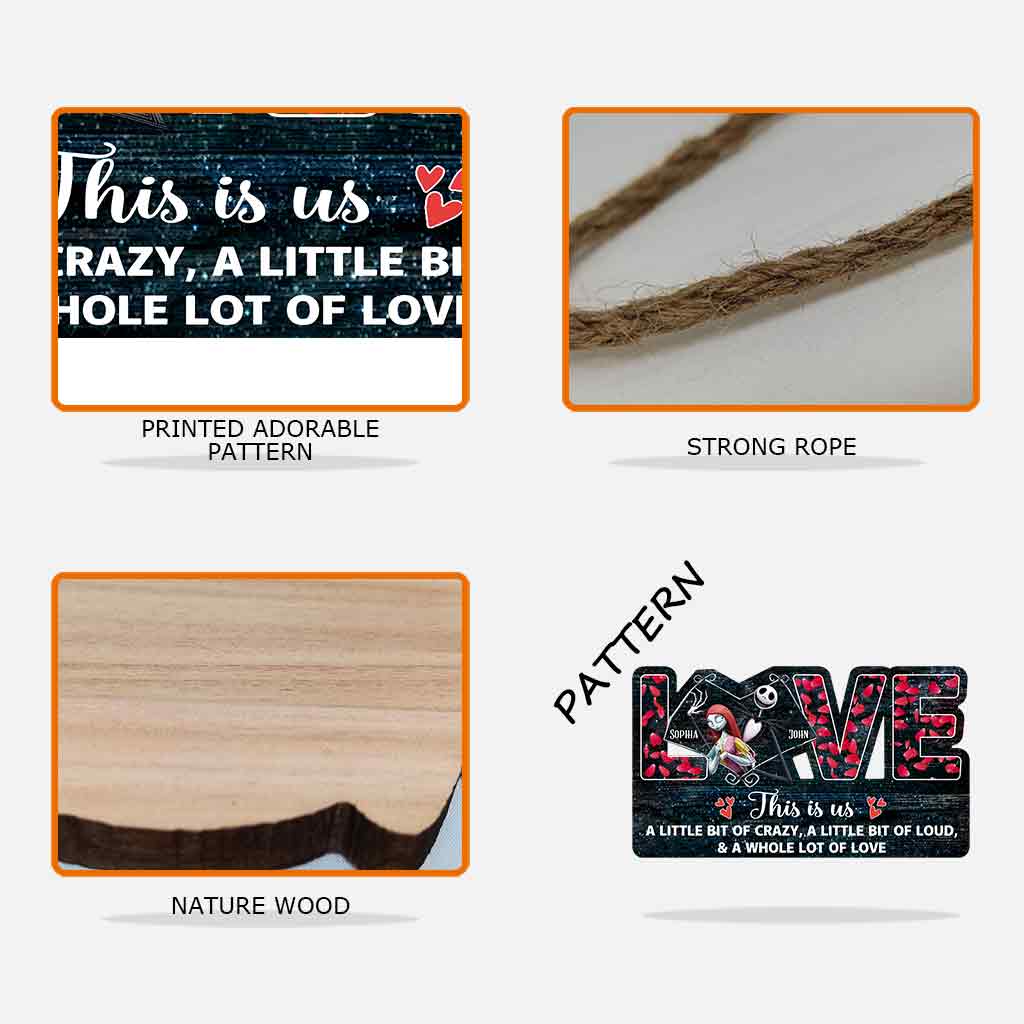 Personalized Couple Wood Sign This Is Us Custom Name Gift Wood Sign GradoCreations