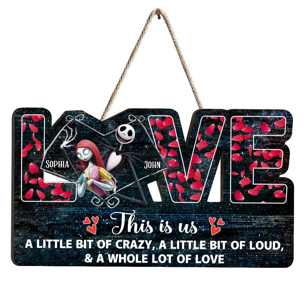 Personalized Couple Wood Sign This Is Us Custom Name Gift Wood Sign GradoCreations