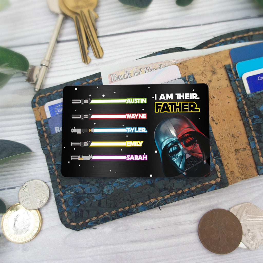 Personalized Metal Wallet Insert Card for Dad | Father's Day Gift Wallet Insert Card GradoCreations