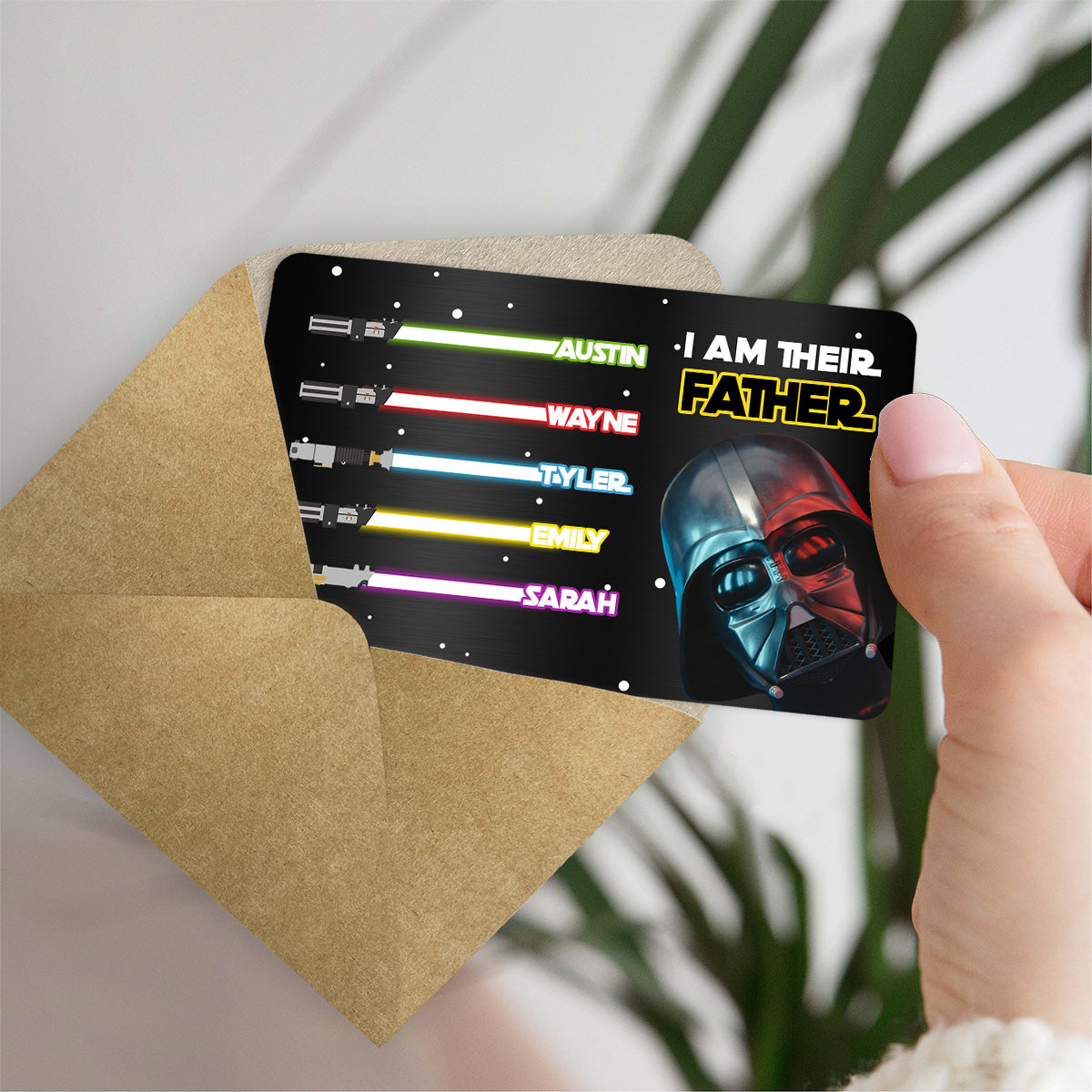 Personalized Metal Wallet Insert Card for Dad | Father's Day Gift Wallet Insert Card GradoCreations