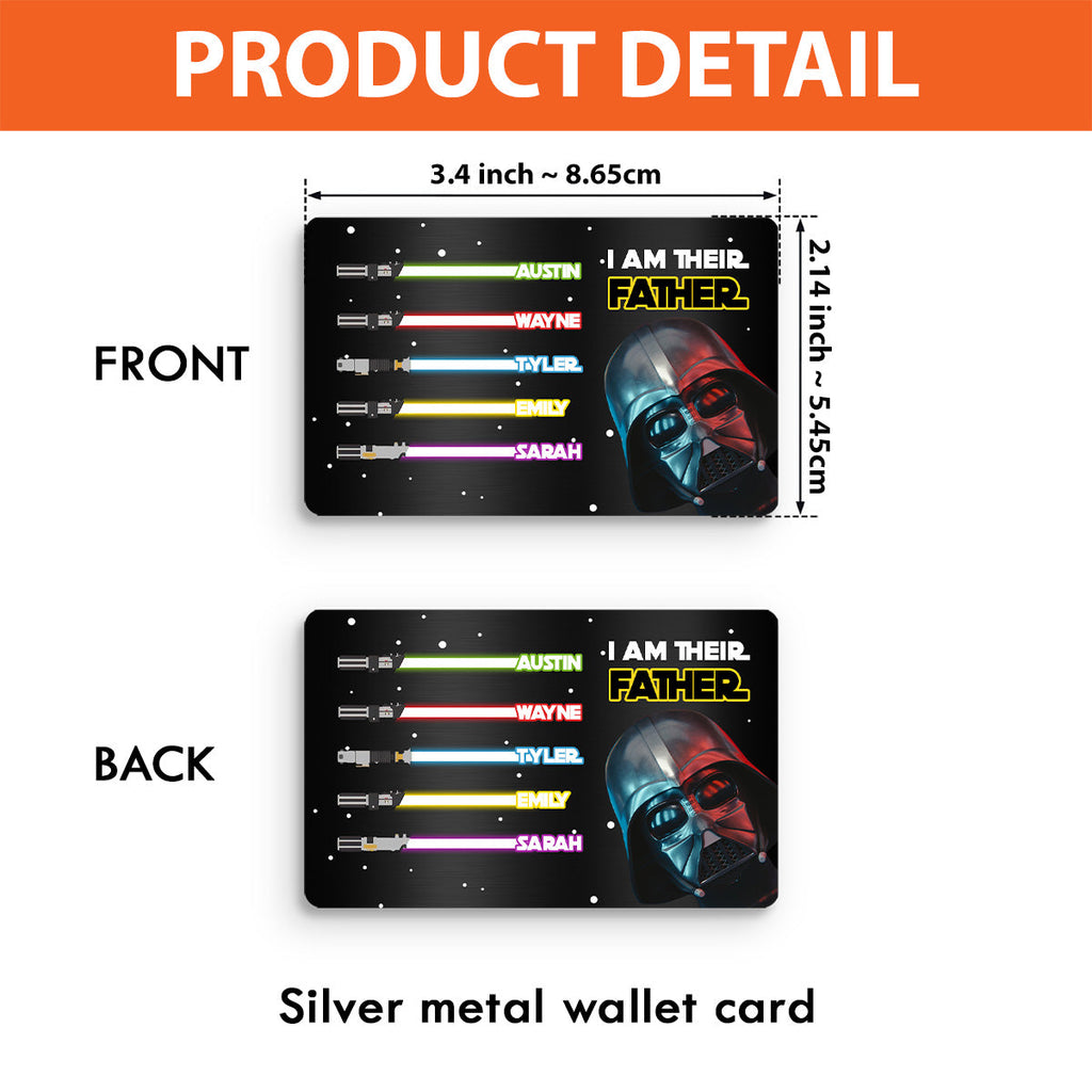 Personalized Metal Wallet Insert Card for Dad | Father's Day Gift Wallet Insert Card GradoCreations