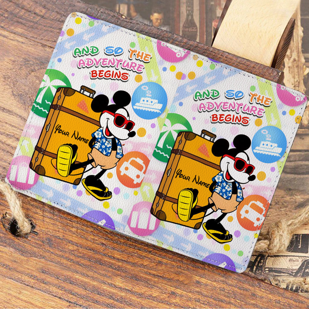 Personalized Mouse Passport Holder Custom Name Travel Gift Passport Holder GradoCreations