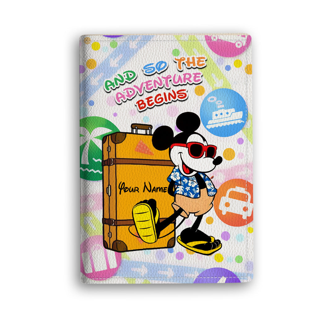 Personalized Mouse Passport Holder Custom Name Travel Gift Passport Holder GradoCreations