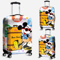 Personalized Luggage Cover with Mickey Mouse Design for Travel Luggage Cover GradoCreations