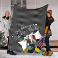 Personalized Snuggle Nightmares Blanket Custom Name Gift Blanket GradoCreations