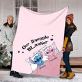 Personalized Ohana Blanket Custom Name Snuggle Gift Blanket GradoCreations