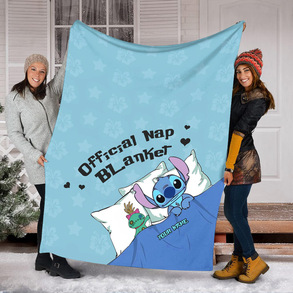 Personalized Ohana Nap Blanket Custom Name Gift for Kids Blanket GradoCreations