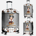 Personalized Mickey Mouse Luggage Cover Custom Name Gift Luggage Cover GradoCreations
