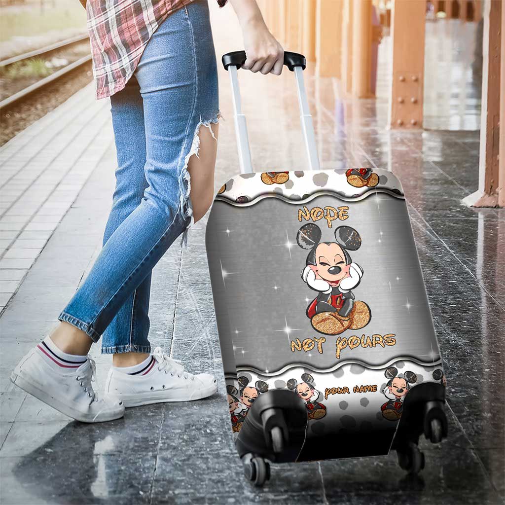 Personalized Mickey Mouse Luggage Cover Custom Name Gift Luggage Cover GradoCreations