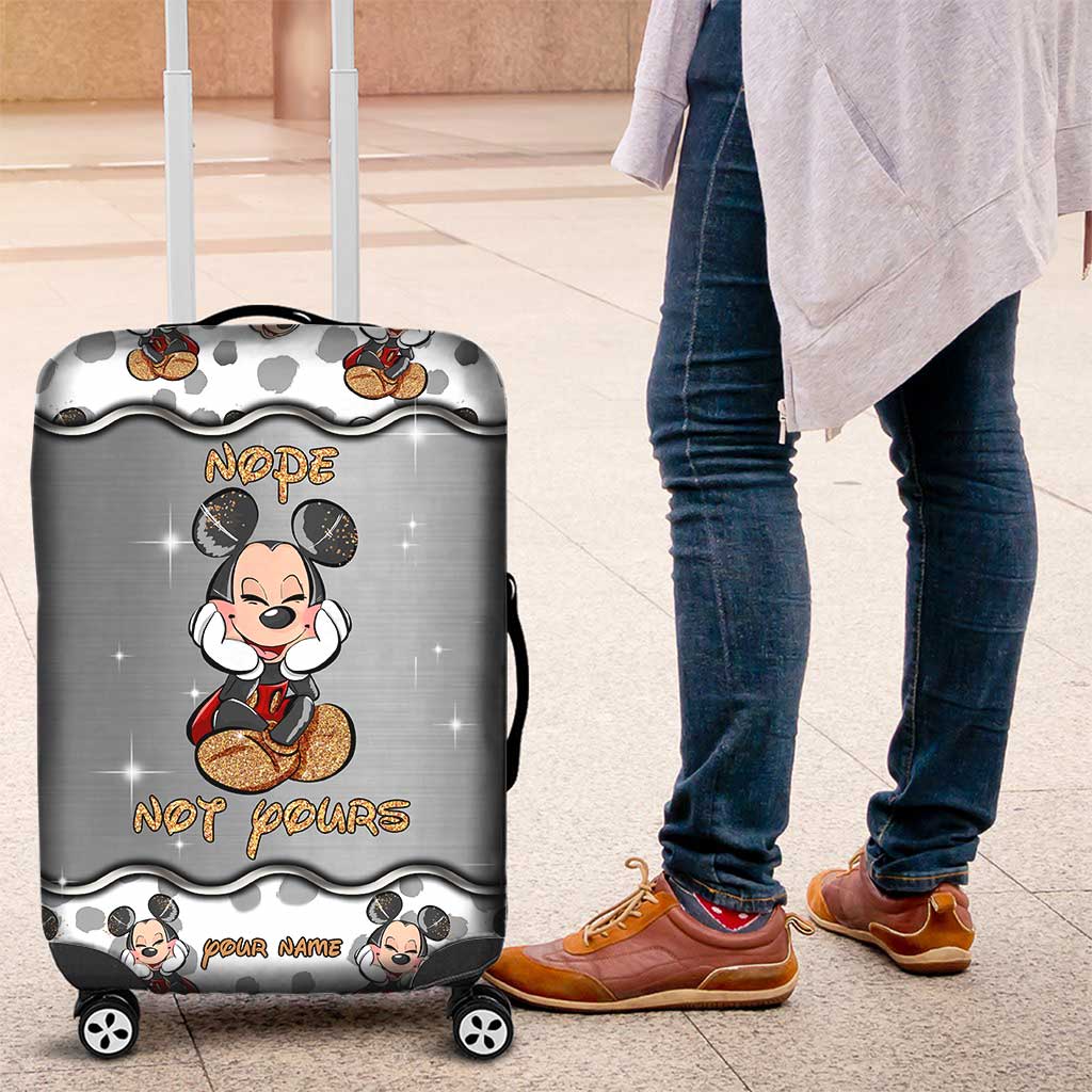 Personalized Mickey Mouse Luggage Cover Custom Name Gift Luggage Cover GradoCreations