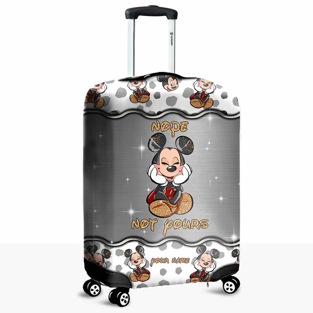 Personalized Mickey Mouse Luggage Cover Custom Name Gift Luggage Cover GradoCreations