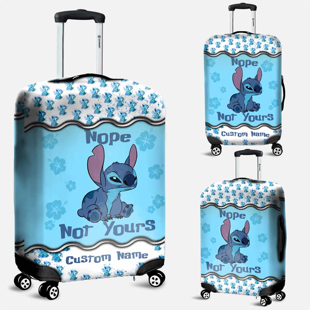 Personalized Ohana Luggage Cover Custom Name Travel Gift Luggage Cover GradoCreations
