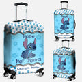 Personalized Ohana Luggage Cover Custom Name Travel Gift Luggage Cover GradoCreations