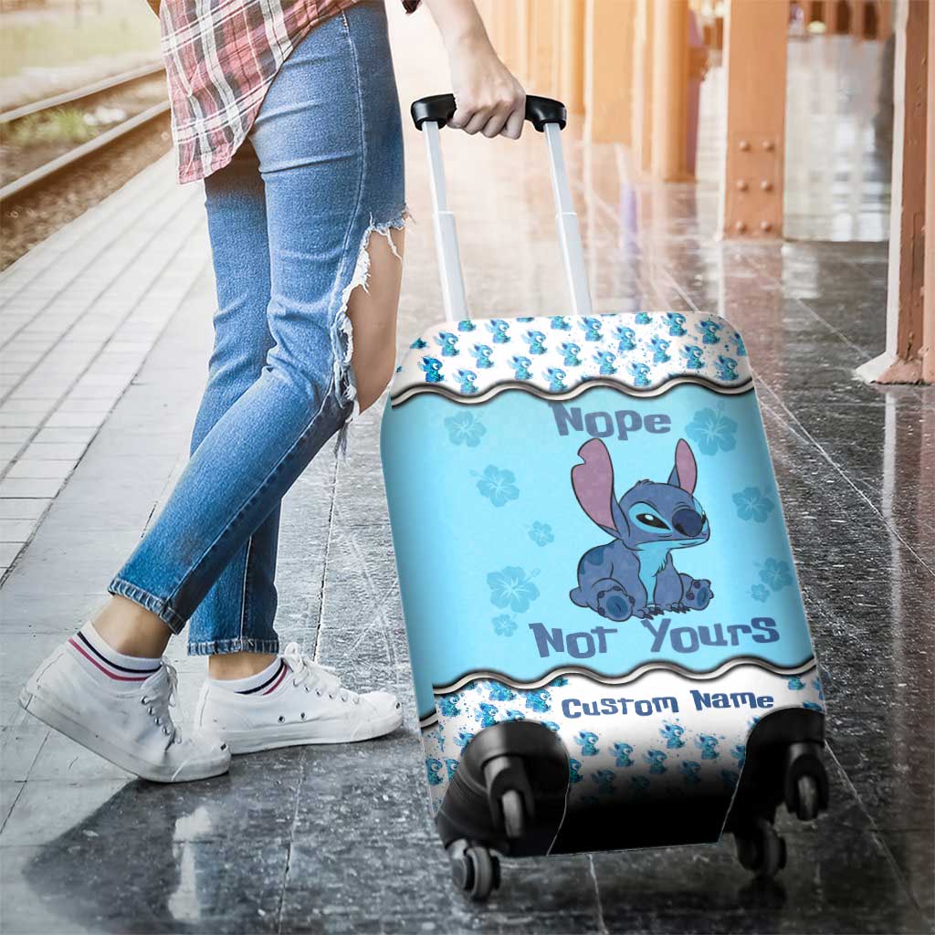 Personalized Ohana Luggage Cover Custom Name Travel Gift Luggage Cover GradoCreations