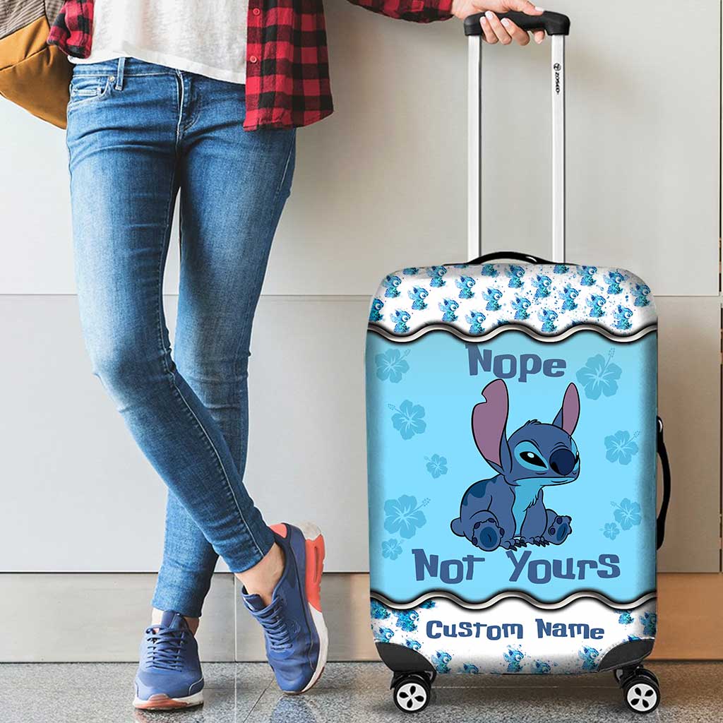 Personalized Ohana Luggage Cover Custom Name Travel Gift Luggage Cover GradoCreations