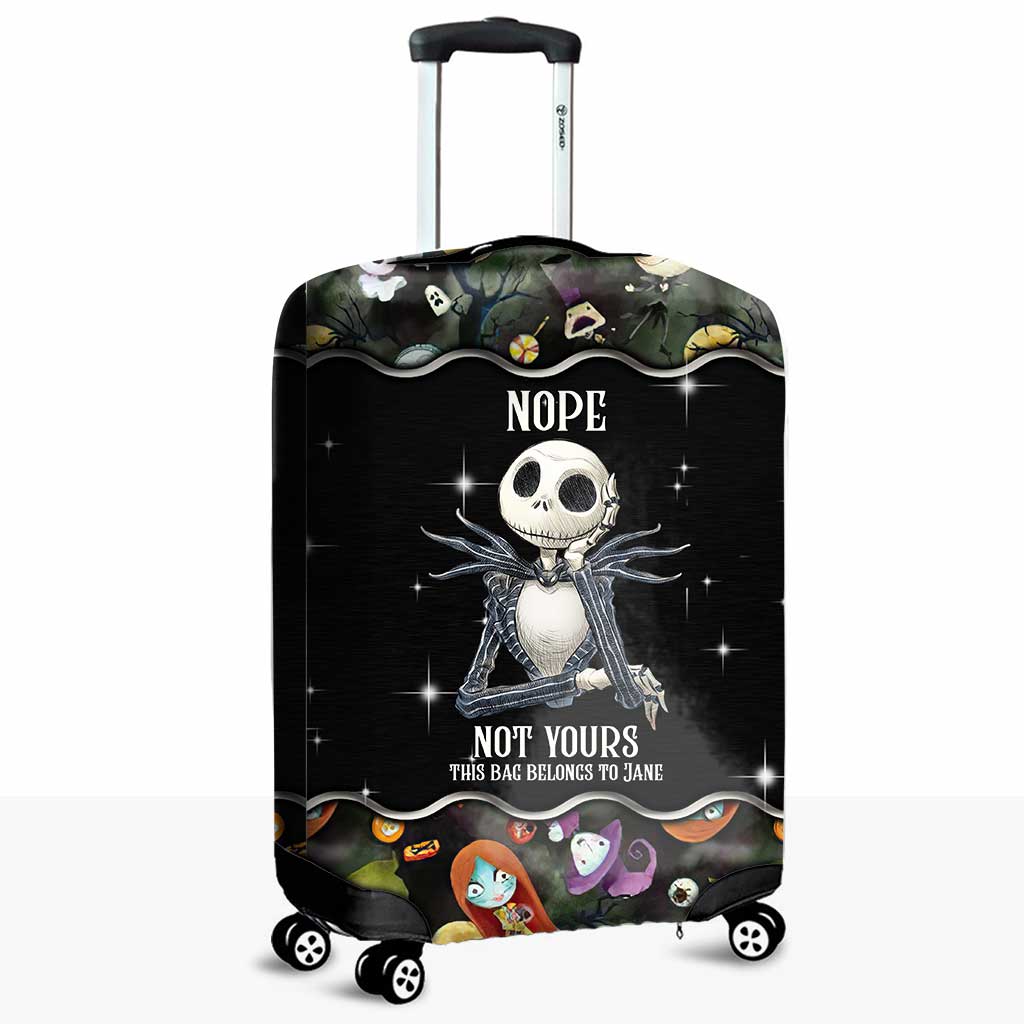 Personalized Nightmare Luggage Cover Custom Name Travel Gift Luggage Cover GradoCreations