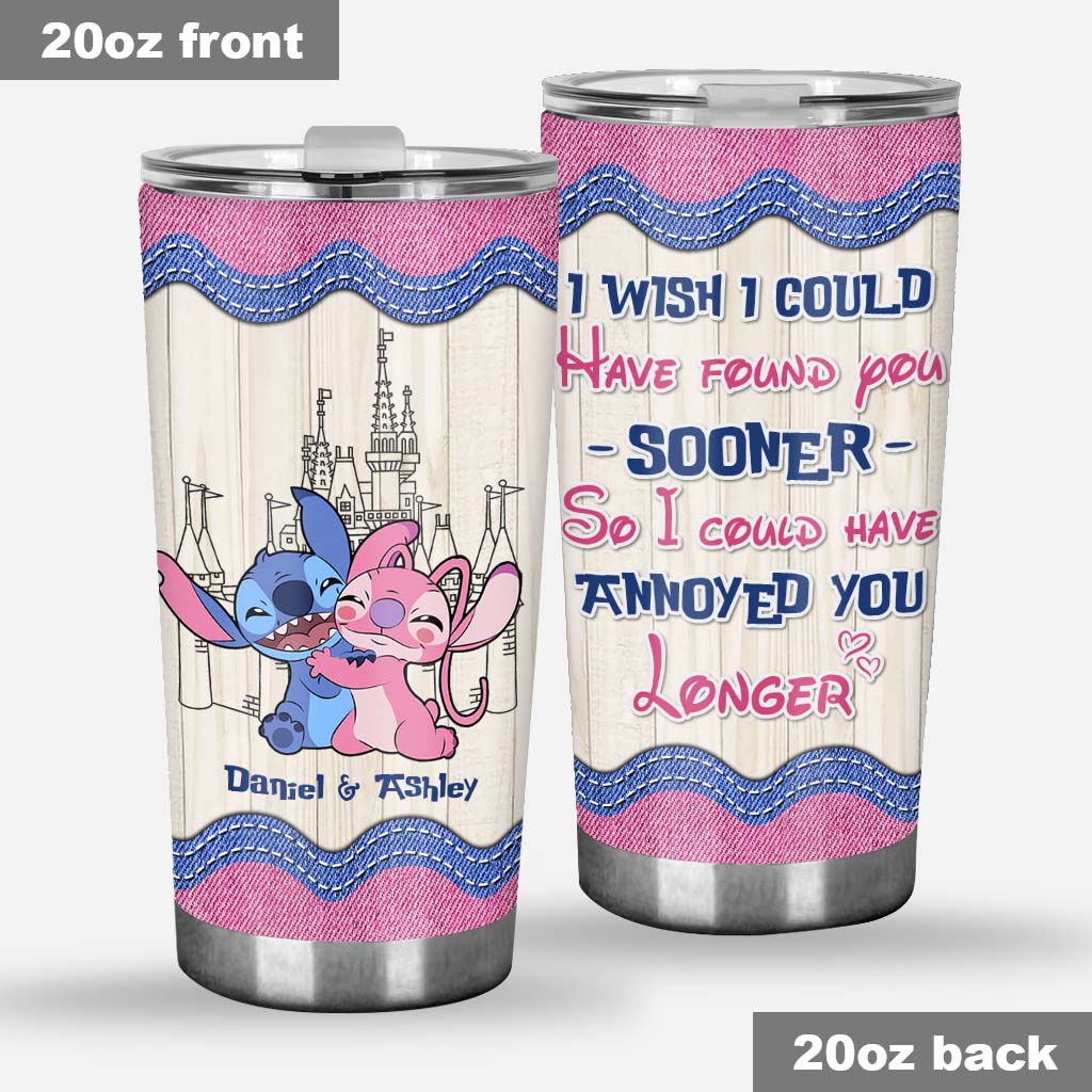 Personalized Ohana Tumbler Custom Couple Name Gift for Anniversary Tumbler GradoCreations