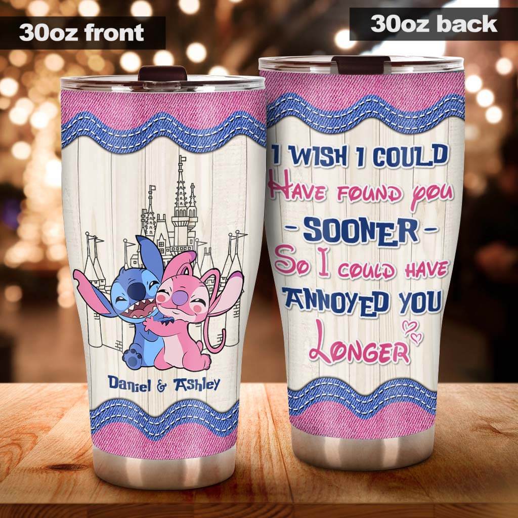 Personalized Ohana Tumbler Custom Couple Name Gift for Anniversary Tumbler GradoCreations