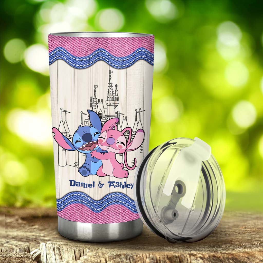 Personalized Ohana Tumbler Custom Couple Name Gift for Anniversary Tumbler GradoCreations