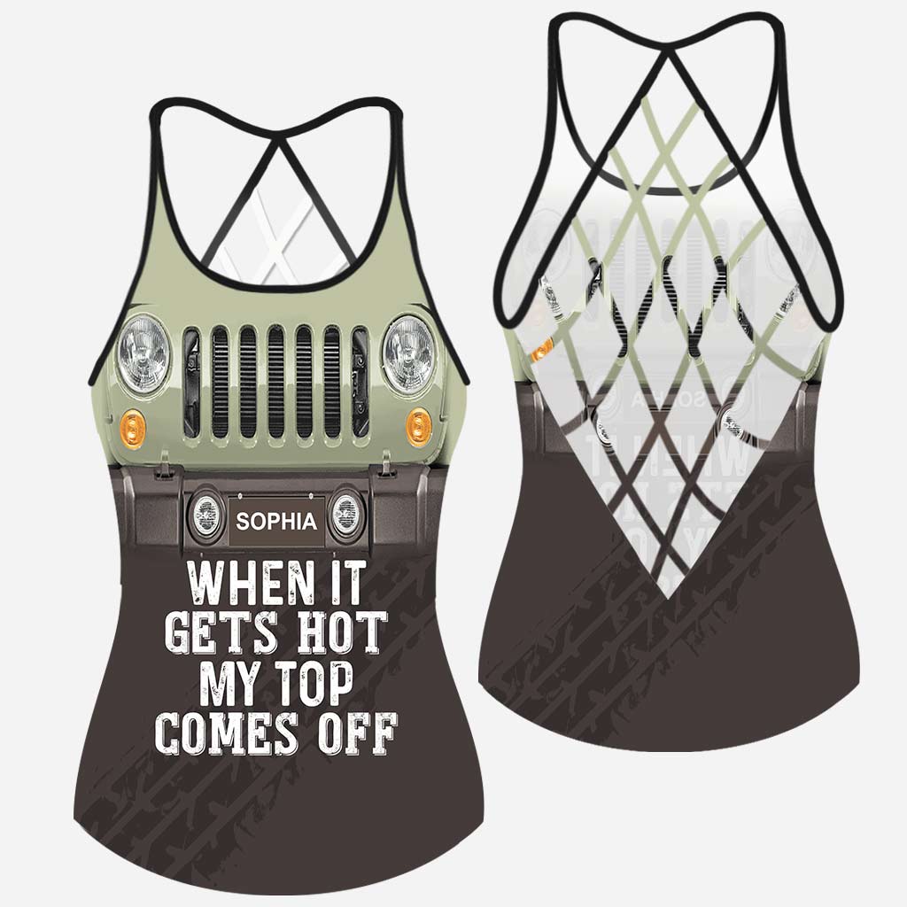 Personalized Cross Tank Top Custom Name Summer Gift for Her Cross Tank Top GradoCreations