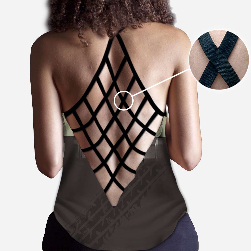 Personalized Cross Tank Top Custom Name Summer Gift for Her Cross Tank Top GradoCreations