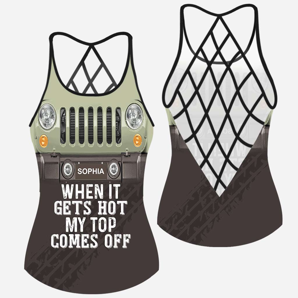 Personalized Cross Tank Top Custom Name Summer Gift for Her Cross Tank Top GradoCreations