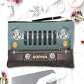 Personalized Jeep Pouch with Name Custom Gift for Her Pouch GradoCreations