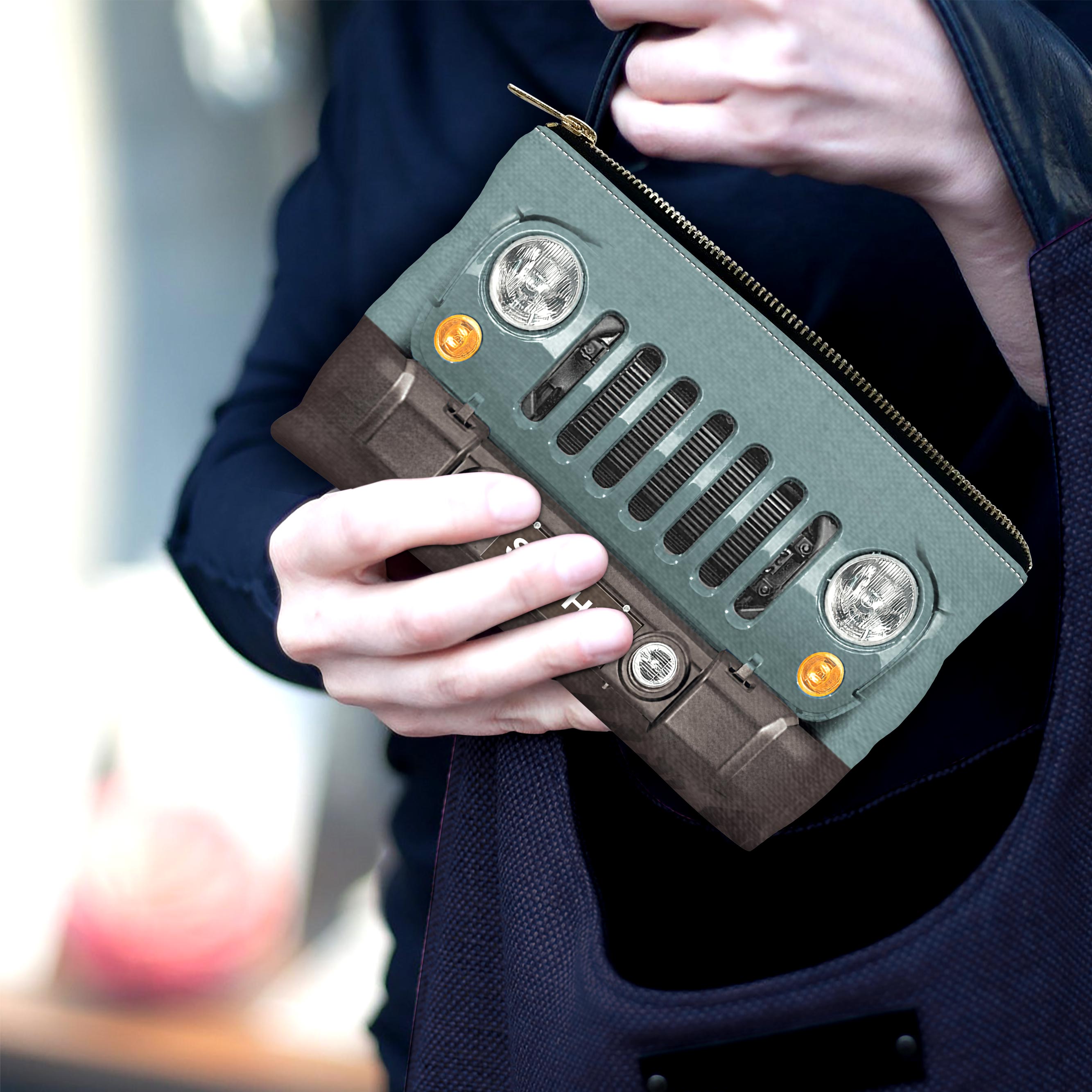 Personalized Jeep Pouch with Name Custom Gift for Her Pouch GradoCreations