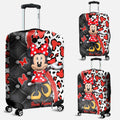 Personalized Minnie Mouse Luggage Cover Custom Name Travel Gift Luggage Cover GradoCreations