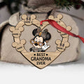 Personalized Christmas Mouse Ornament for Grandma - Customizable Gift Ornament GradoCreations