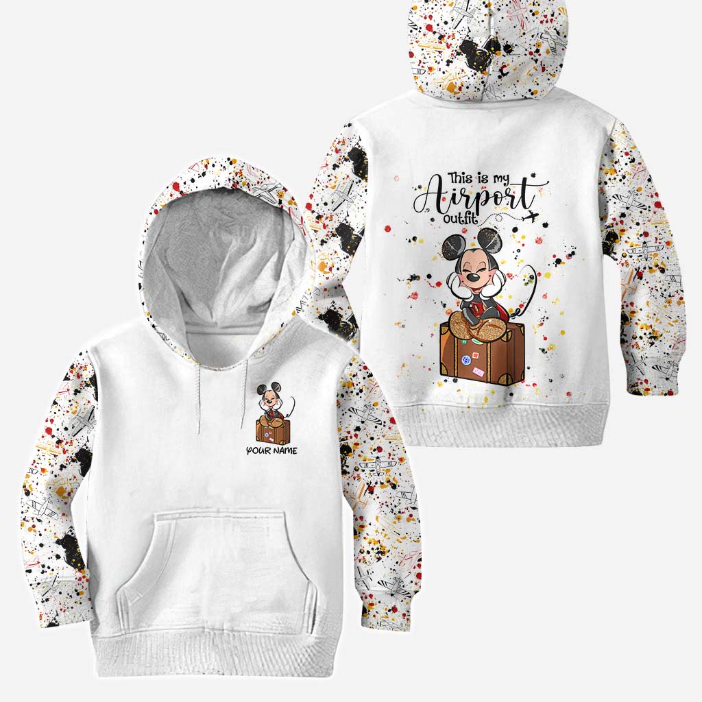Personalized Mouse Hoodie & Leggings Set Custom Name for Women Hoodie & Leggings GradoCreations