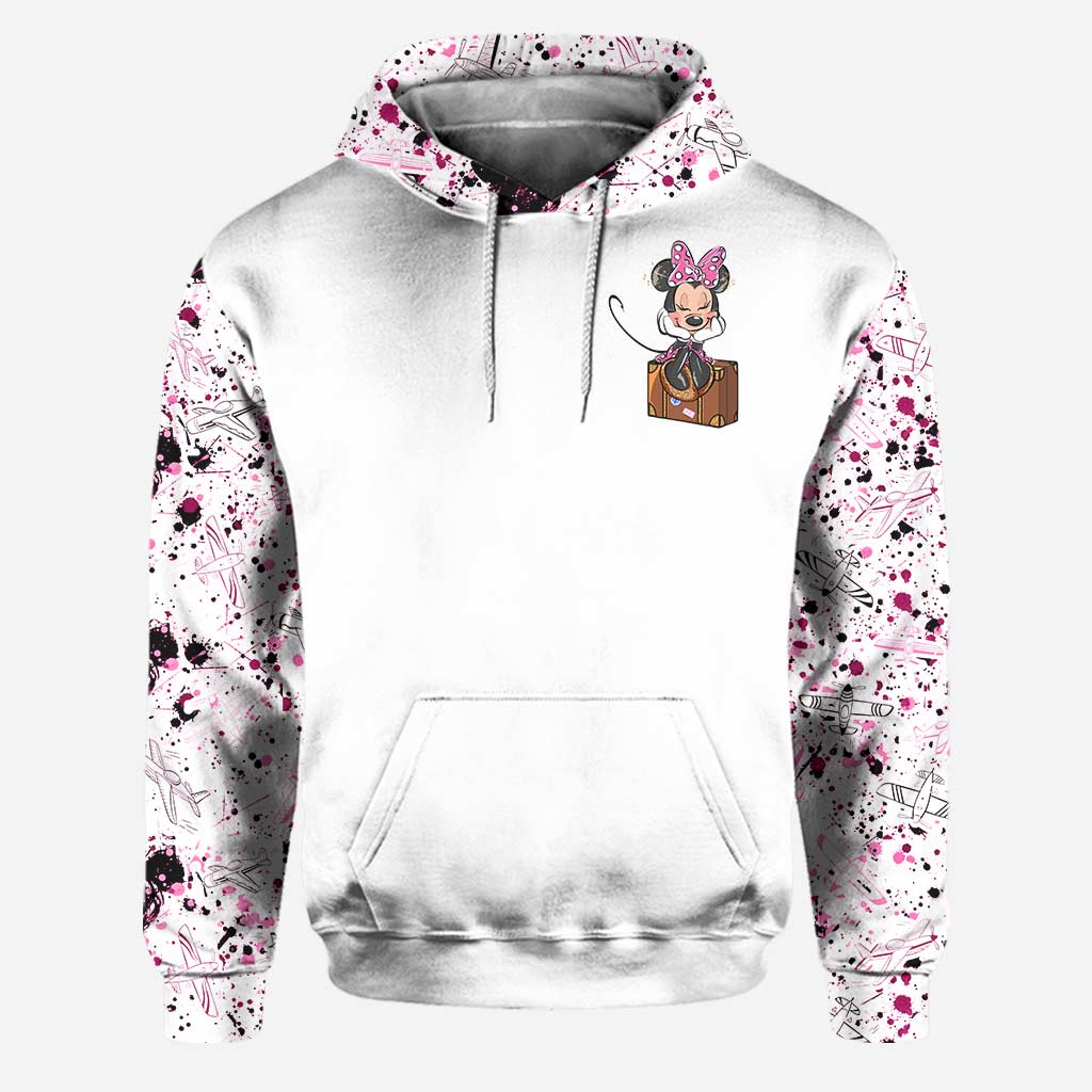 Personalized Mouse Hoodie and Leggings Set for Travel Lovers Hoodie & Leggings GradoCreations