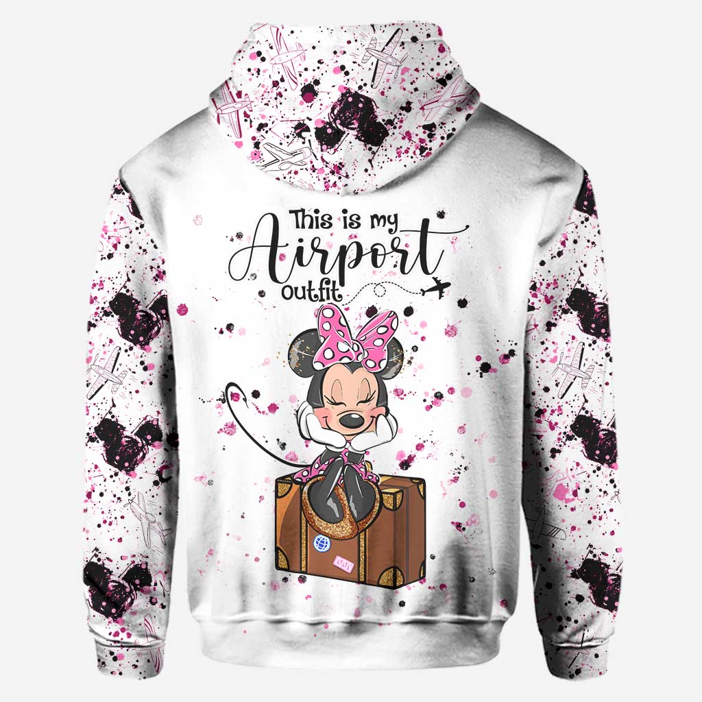 Personalized Mouse Hoodie and Leggings Set for Travel Lovers Hoodie & Leggings GradoCreations