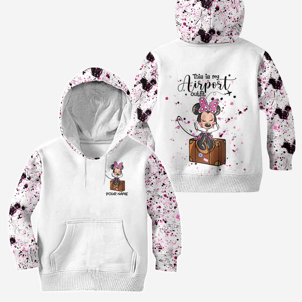 Personalized Mouse Hoodie and Leggings Set for Travel Lovers Hoodie & Leggings GradoCreations