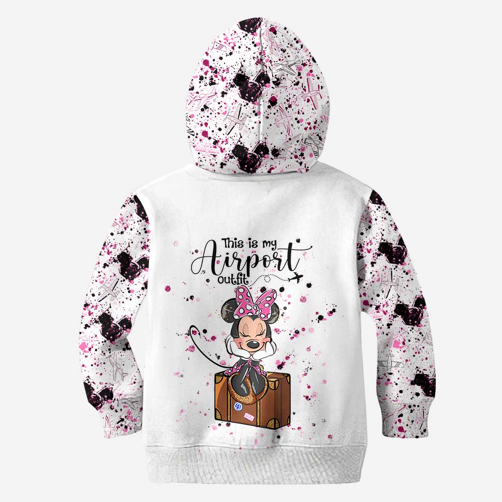 Personalized Mouse Hoodie and Leggings Set for Travel Lovers Hoodie & Leggings GradoCreations